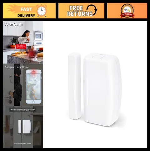 Zigbee Contact Sensor for Doors & Windows - Smart Home Automation Monitor, Works