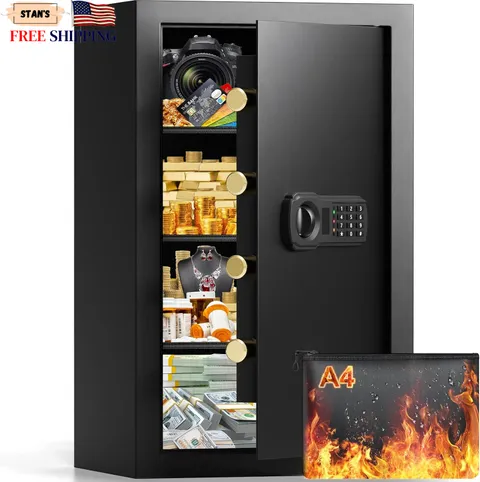 7.0 Cu Ft Large Safe Box for Home & Office 27.56"H Anti-Theft Safety Box with A