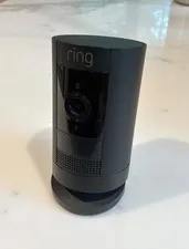Ring Stick Up Security Cam 1080 HD 2 Way Talk 3rd Gen Black Excellent Battery