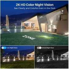 Wireless Security Camera with AI Analysis Recognition