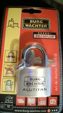 Burg Wachter Alutitan 770 40 SB padlock. 40mm. 2 keys. Double bolted. Fast post!