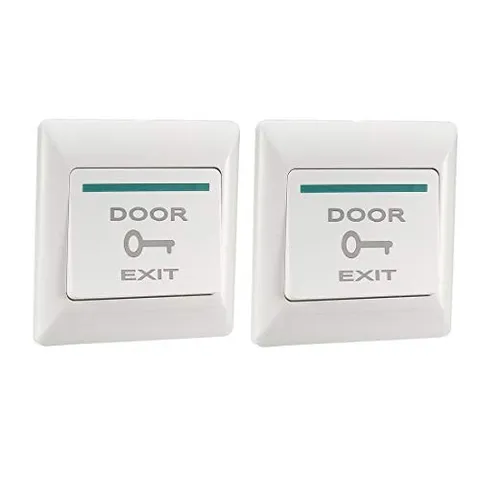 Push to Exit Button Release NO/COM Switch Panel Door Access Control System