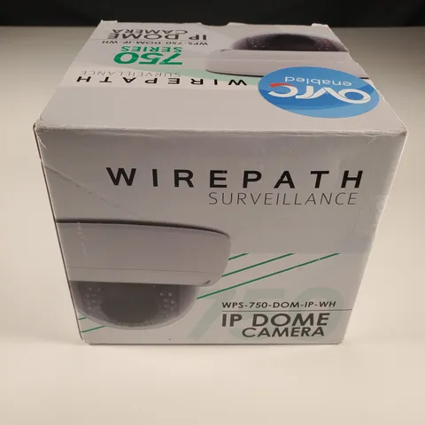 Wirepath Surveillance WPS-750-DOM-IP-BL IP Dome Camera 842822020817