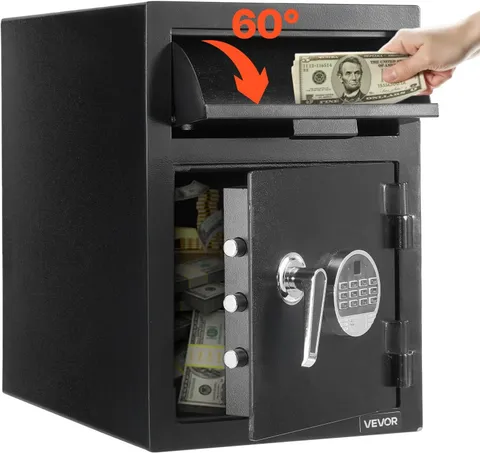 Large 1.2 Cu Ft Drop Safe with Digital Keypad for Cash, Jewelry & Documents