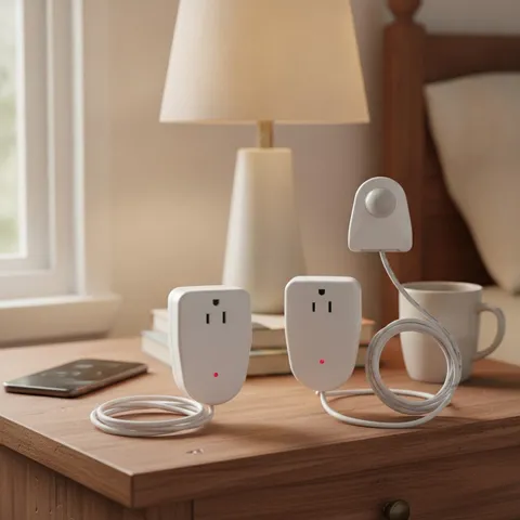 Plug In Motion Sensor Outlet Light Control, 2 Pack - Indoor Motion Sensor Dev...