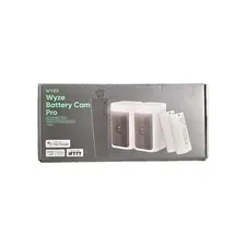 Wyze Battery Cam Pro 2-Pack 2K Wireless Outdoor Security Cameras NEW SEALED
