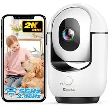 2K Indoor Camera, 5/2.4 GHz WiFi Pan/Tilt Security Camera with AI Motion Dete...