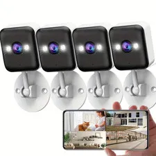 1080P Wireless Wifi Security Camera, 2-Way Audio, Color Night Vision, Voice Alar