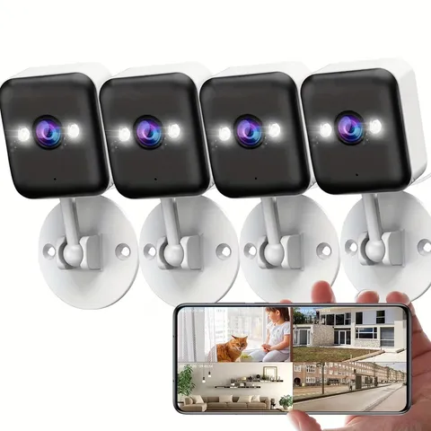 1080P Wireless Wifi Security Camera, 2-Way Audio, Color Night Vision, Voice Alar