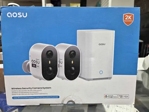 aosu Security Cameras Wireless Outdoor Home System, True 2K HD, Color Night