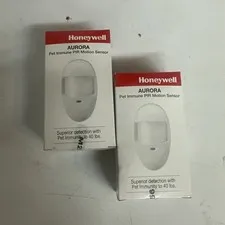 Honeywell Aurora Pet Immune PIR Motion Sensor Lot of 2 New Alarm Sensors