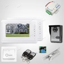 7inch Wired Video Door Entry Call System with IR Night Vision for Home Security