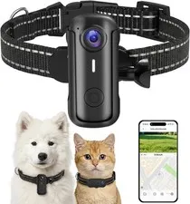 Cat Camera Collar with Phone APP & 1080P HD Video Record,XS-Size Pet POV Cam for