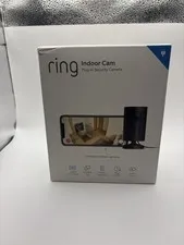 Ring Indoor Cam Black Plug-In Camera opened never used