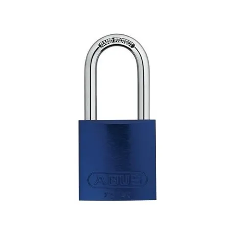 ABUS Mechanical 72/40mm Aluminium Padlock 40mm Long Shackle Blue Keyed Alike TT
