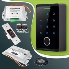 HOMSECUR Weatherproof IP66 APP WIFI Fingerprint PIN Access Control Touch Keypad