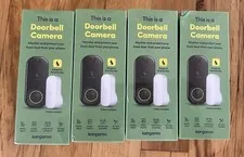 4-Pack Kangaroo Wireless Doorbell Cameras + Chimes | Brand New Sealed Lot
