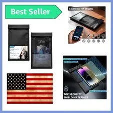 2 Pack Military Grade Faraday Bags for Smartphones