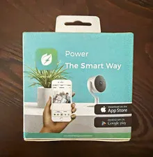 Power The Smart Way Wi-Fi Indoor IP Surveillance Camera 1080p White 1 Cam
