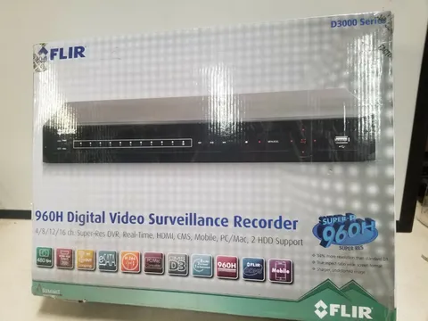 Flir 4TB 4 Channel 960H Security Camera DVR w/ USB, HDMI, IR Remote D33044T
