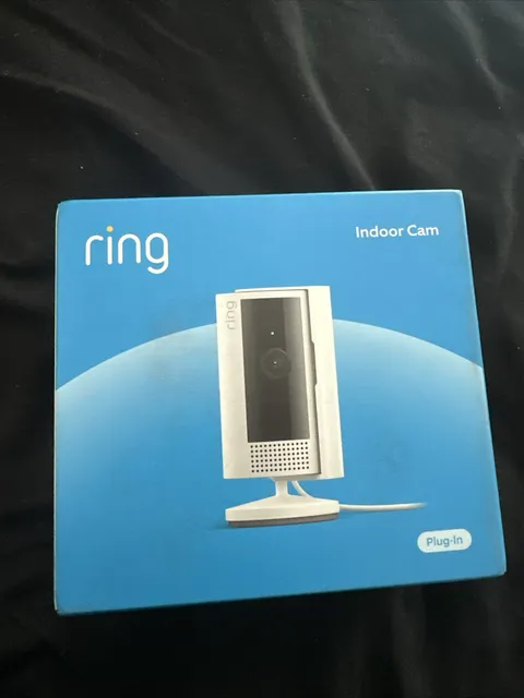 Ring Indoor Cam 2nd Gen Plug-In 1080p HD WiFi Security Camera White Ships Free