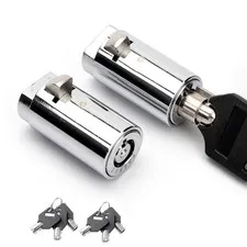 2 Pack Vending Machine Locks Keyed Alike with 6 Keys, High Security Tubular 