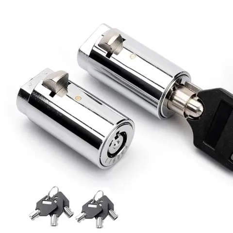 2 Pack Vending Machine Locks Keyed Alike with 6 Keys, High Security Tubular 