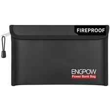 Fireproof Organizer Travel Safe Bag, Portable Electronic Carry Case