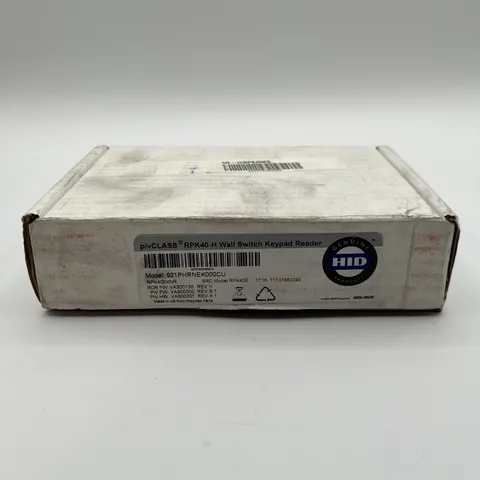 BRAND NEW!! HID RPK40-H pivCLASS Wall Switch Keypad Reader - 921PHRNEK000CU