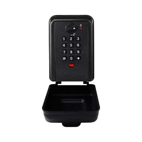 Waterproof Outdoor Key Safe Aluminum Alloy ABS Construction Gray Black