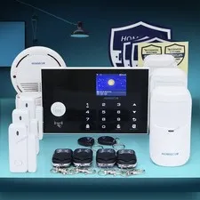 HOMSECUR WIFI 4G Home Office Security Alarm System Kit PIR Window Door Sensors