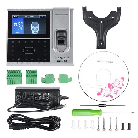 Fingerprint Face Reader Access Attendance Time Clock Software ZKTeck Iface502