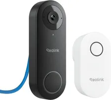 REOLINK Video Doorbell Poe 2K Wired Outdoor Security Camera with Chime V2 | No S