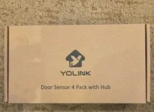 YOLINK 4-PACK SMART WINDOW DOOR SENSORS, HUB INCLUDED YS1603+4YS7704