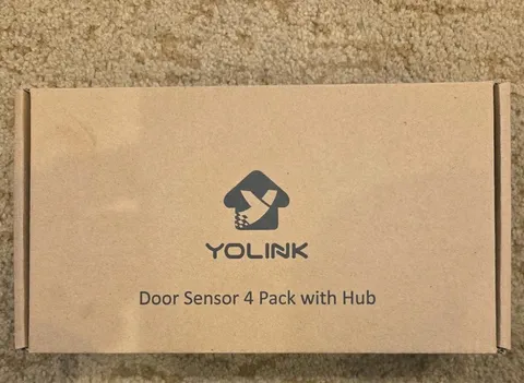 YOLINK 4-PACK SMART WINDOW DOOR SENSORS, HUB INCLUDED YS1603+4YS7704