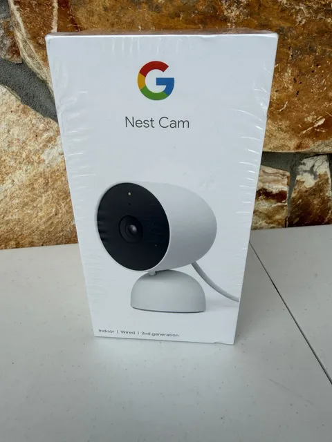 Google Nest Cam 2nd Gen Wired 1080p Indoor Home Security Camera White New in Box
