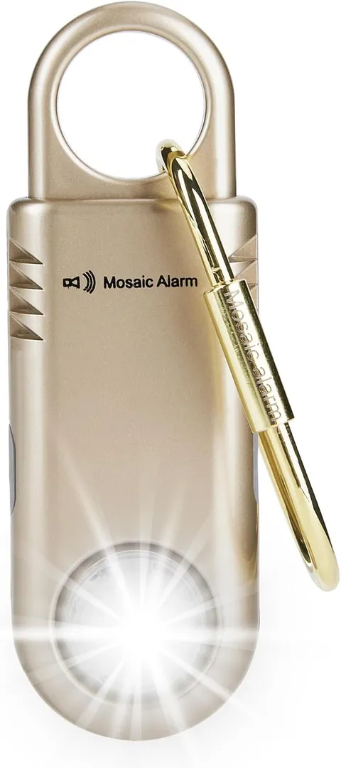 135Db Rechargeable Personal Safety Alarm Built-In Ultra-Bright Flashlight Non Sl