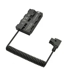 D Tap to NP F550 Dummy Battery Fully decoded Power Cable Compatible with Sony...
