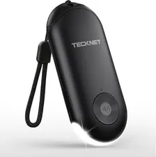 Black Rechargeable Personal Safety Alarm TECKNET 130dB Keychain