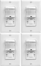 TOPGREENER In-Wall PIR Motion Sensor Light Switch, Motion Sensor Switch, Occupan