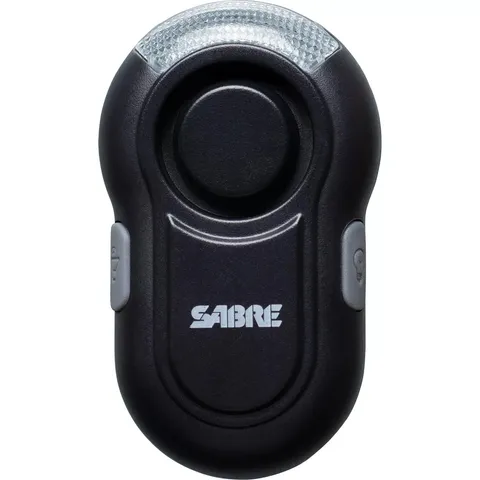 SABRE Personal Alarm with Clip LED Light & 120Db Runner Alarm Weatherproof 