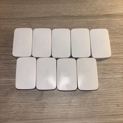 9 SmartThings Water Leak Sensors, ZigBee, Smart Home Hub Compatible - Used