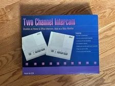 Novi Two Channel Intercom Office Home Nursery System Continuous 24hr Monitoring
