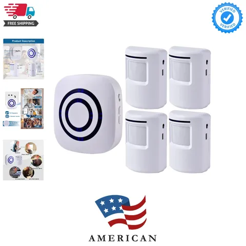 Motion Sensor Alarm, Wireless Driveway Alarm, Home Security Business Detect A...