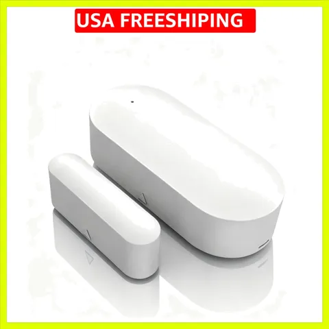 Smart WiFi Door and Window Sensor – Wireless Magnetic Contact Sensor with Rea...