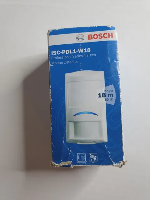Bosch ISC-PDL1-W18G Pro TriTech Motion Detector 18m 60ft PIR Indoor White 