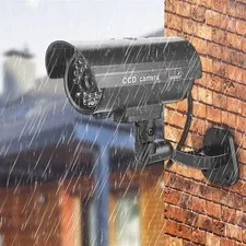 Flash LED Dummy Camera 3-6 Months Work Fake Security Monitor CCTV Anti theft