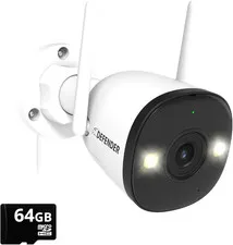 Outdoor Security Camera 8MP UHD WiFi 6 Bluetooth AI Human & Vehicle Detection