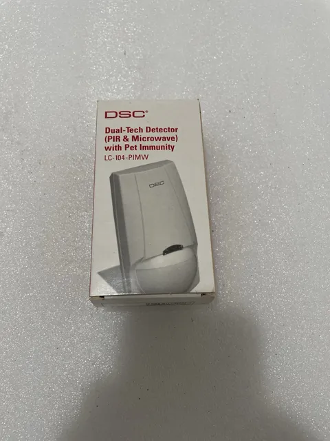 DSC Dual Tech PIR And Microwave Motion Detector LC-104-PIMW New!!