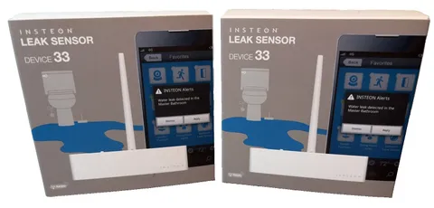 Lot of 2 INSTEON Leak Sensor 2852-222 - Brand New - Device 33
